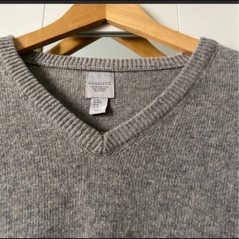 Giasone Cashmere Wool Sweater Made In Italy M - Picture 3 of 10